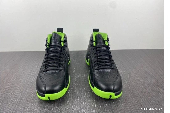 GREEN AJ12 BLACK Jordan 12 DOF FLIGHT 0419